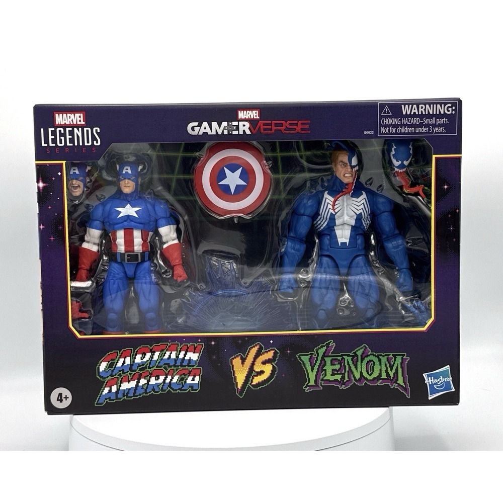 Hasbro Marvel Legends Gamerverse Captain America vs Venom‎ 2-Pack NIB